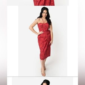 *RARE* Alfred Shaheen x Unique Vintage Dress